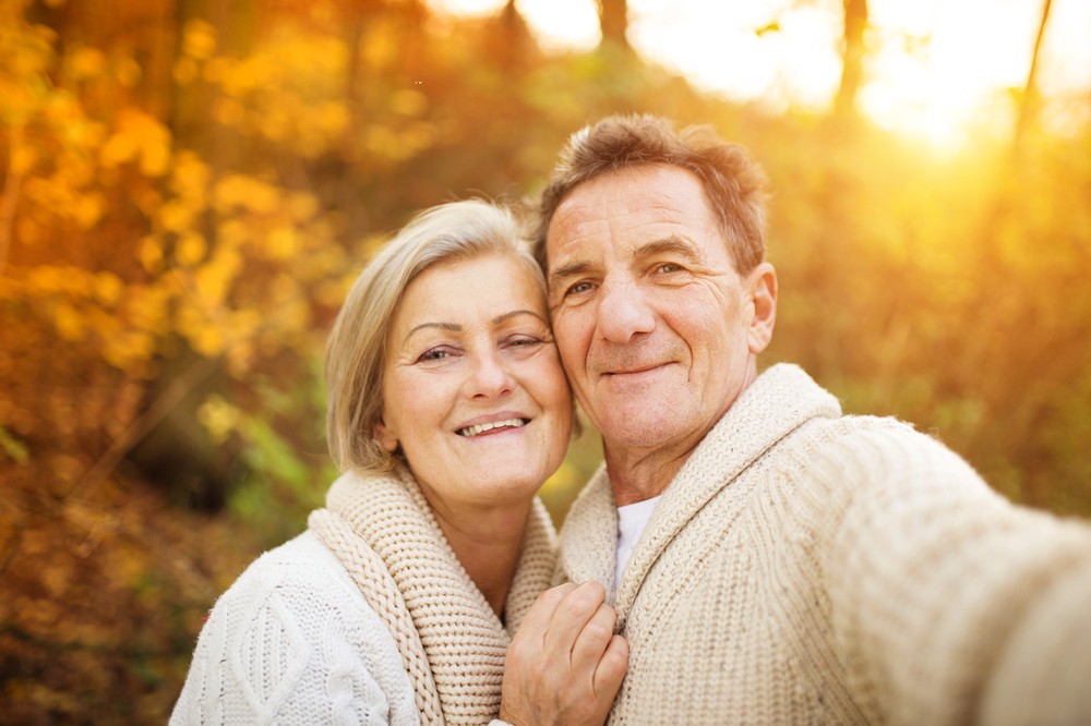 Anti Wrinkle Treatment London - older couple smiling after receiving botox in london